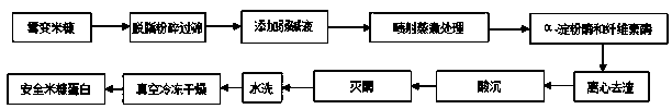 A kind of preparation method of highly soluble aflatoxin-free rice bran protein