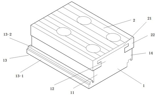 Outdoor anti-skid elastic floor and manufacturing method