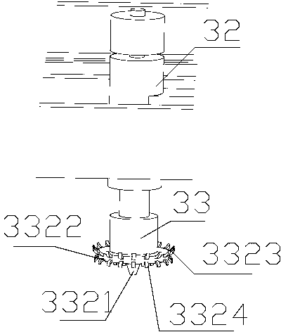 Drilling machine for furniture board material