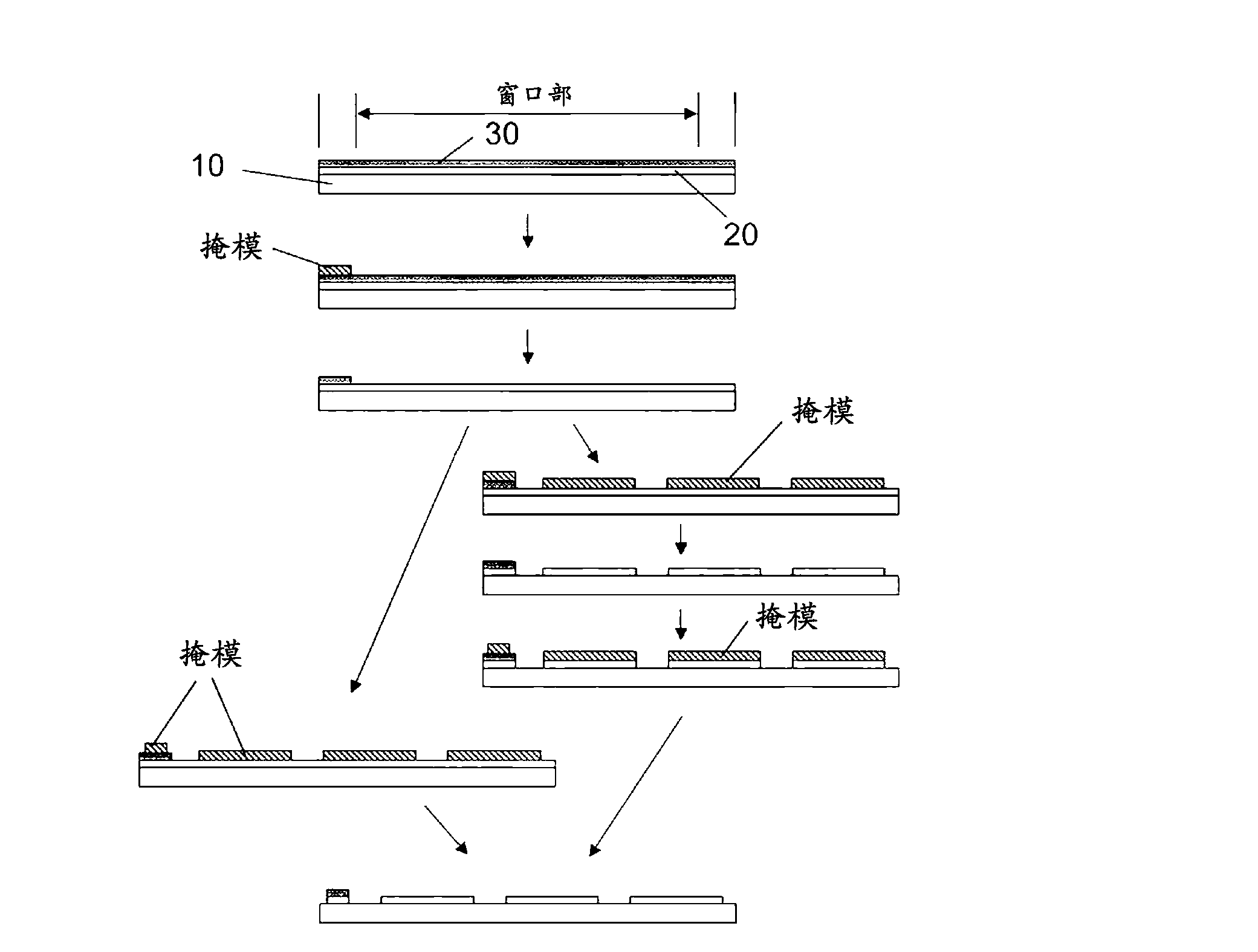Method for manufacturing a pad for a touch panel, and pad for a touch panel manufactured by same