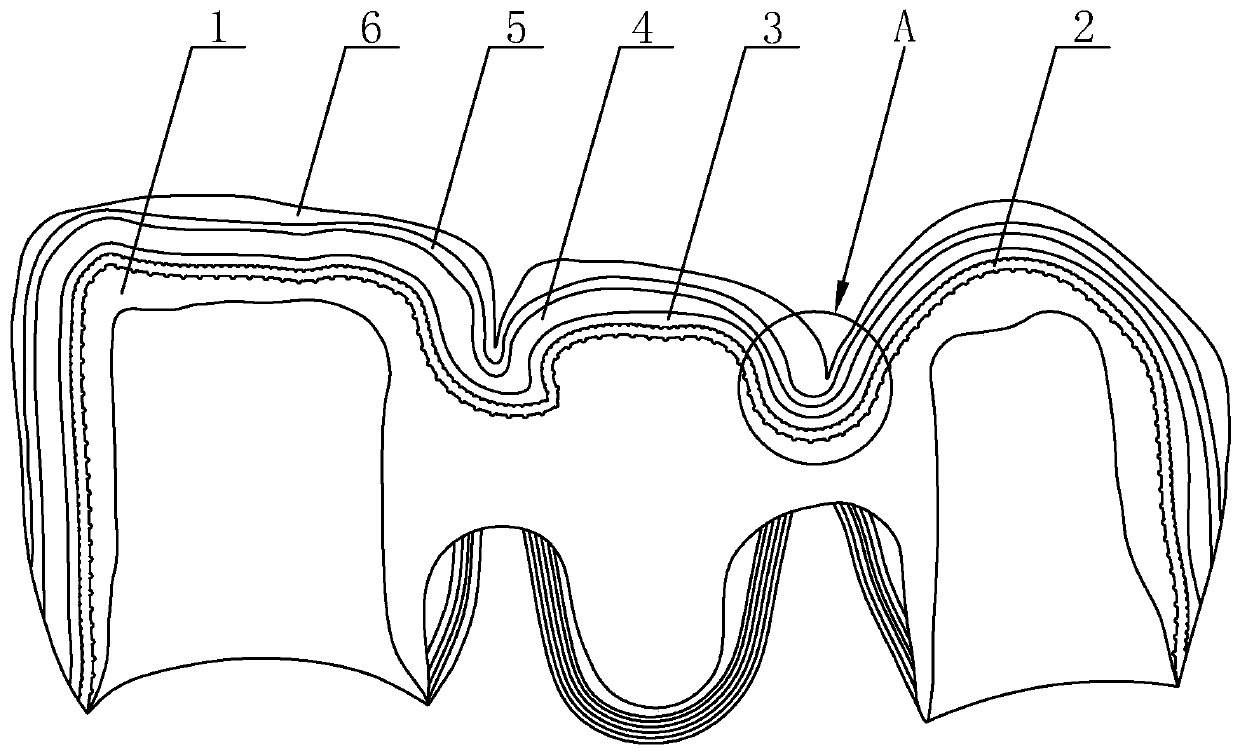 Zirconia all-ceramic crown and manufacturing method thereof