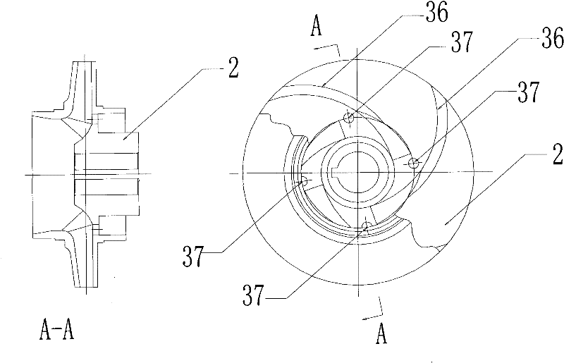 Multi-stage axial flow submerged pump with long shaft and method for conveying phosgene