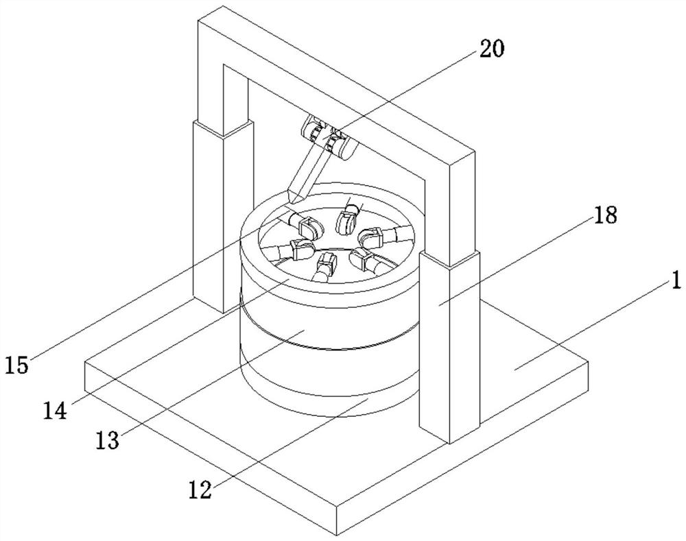 Dispensing machine for producing and processing air filter