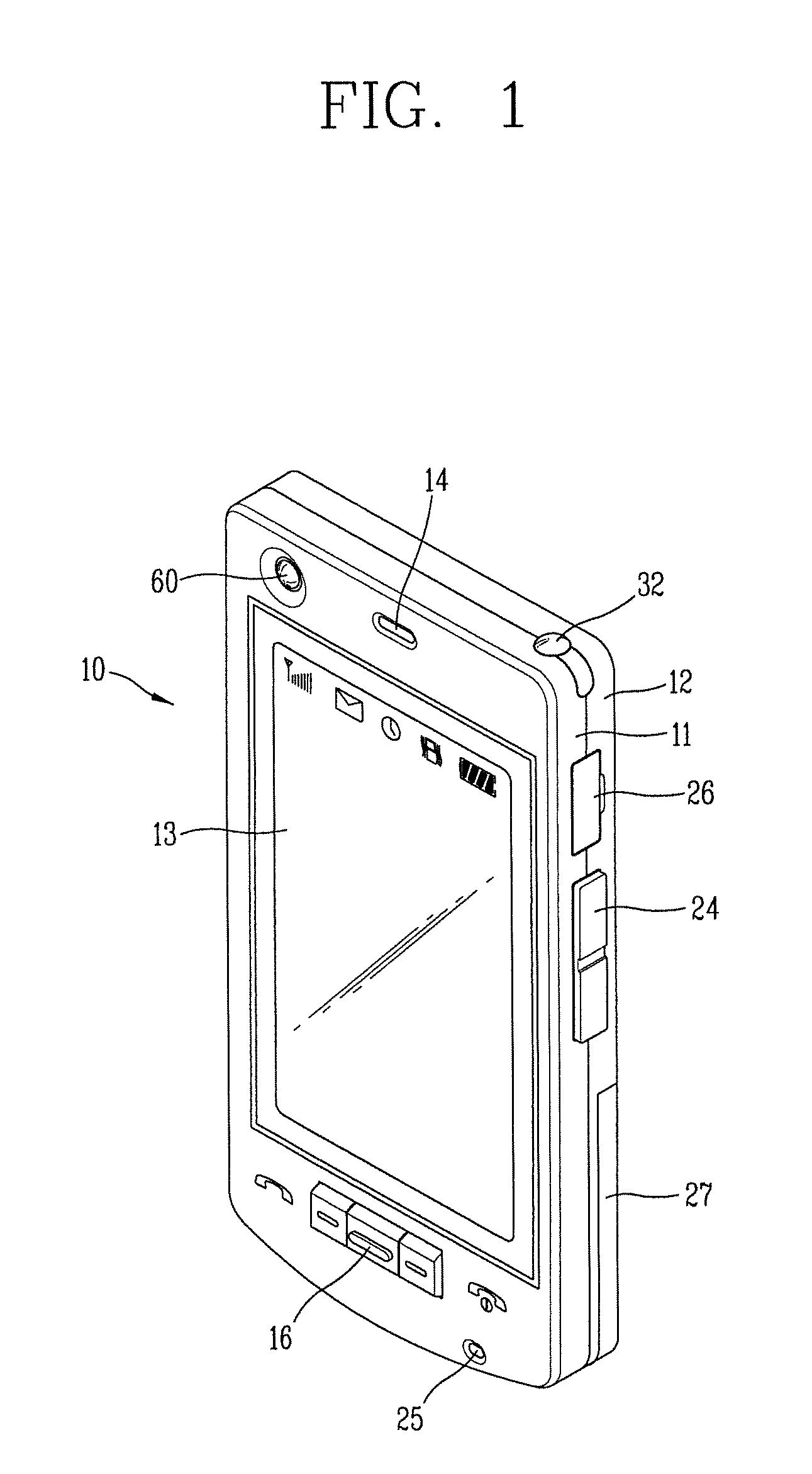 Portable communications terminal having camera assembly with two cameras