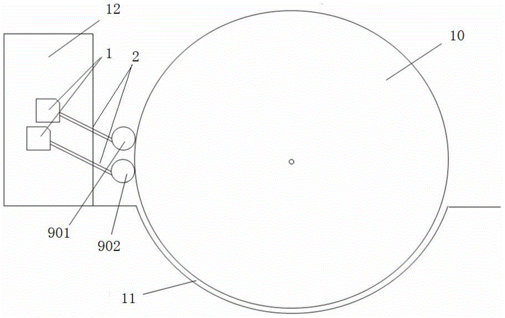 Method for adjusting water squeezing or acid squeezing through water or acid squeezing roller device for raw foil machine