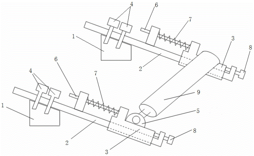 Method for adjusting water squeezing or acid squeezing through water or acid squeezing roller device for raw foil machine