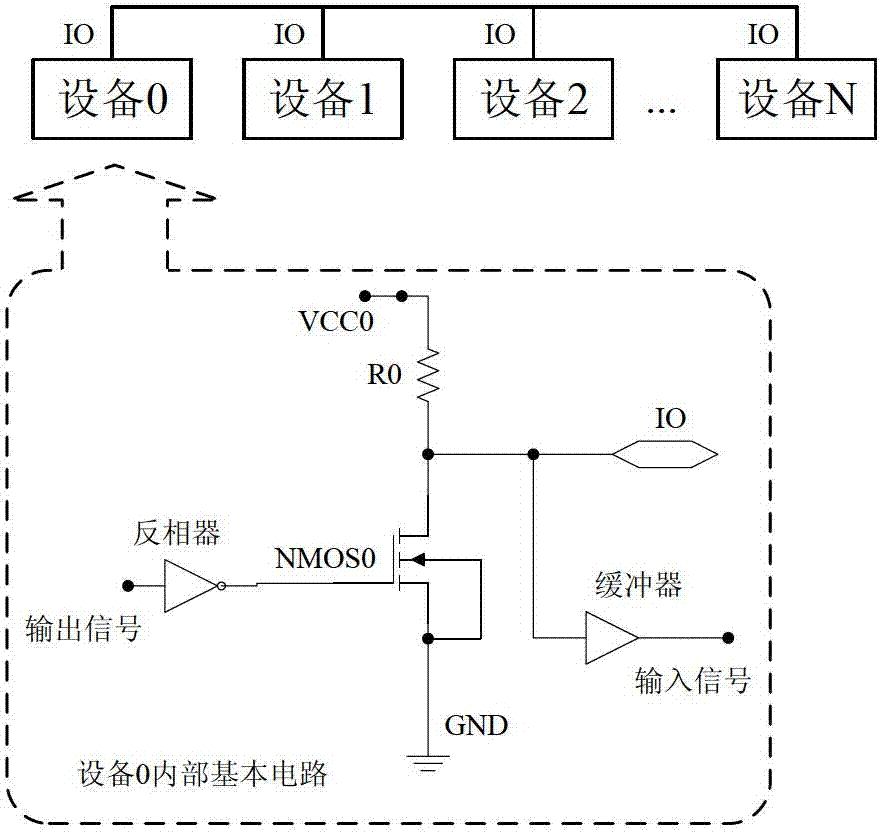 Pull-up resistance circuit for preventing reverse current filling