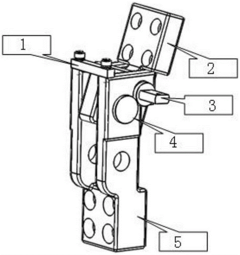 Angle limiting hinge applied to semiconductor equipment