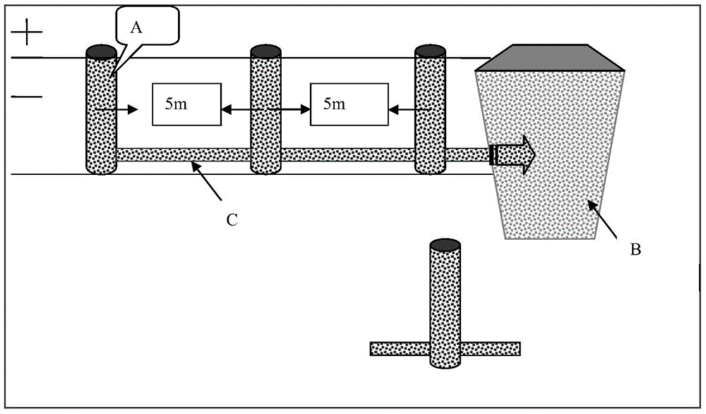 A salt drainage method for vertical seepage pipes in coastal saline soil