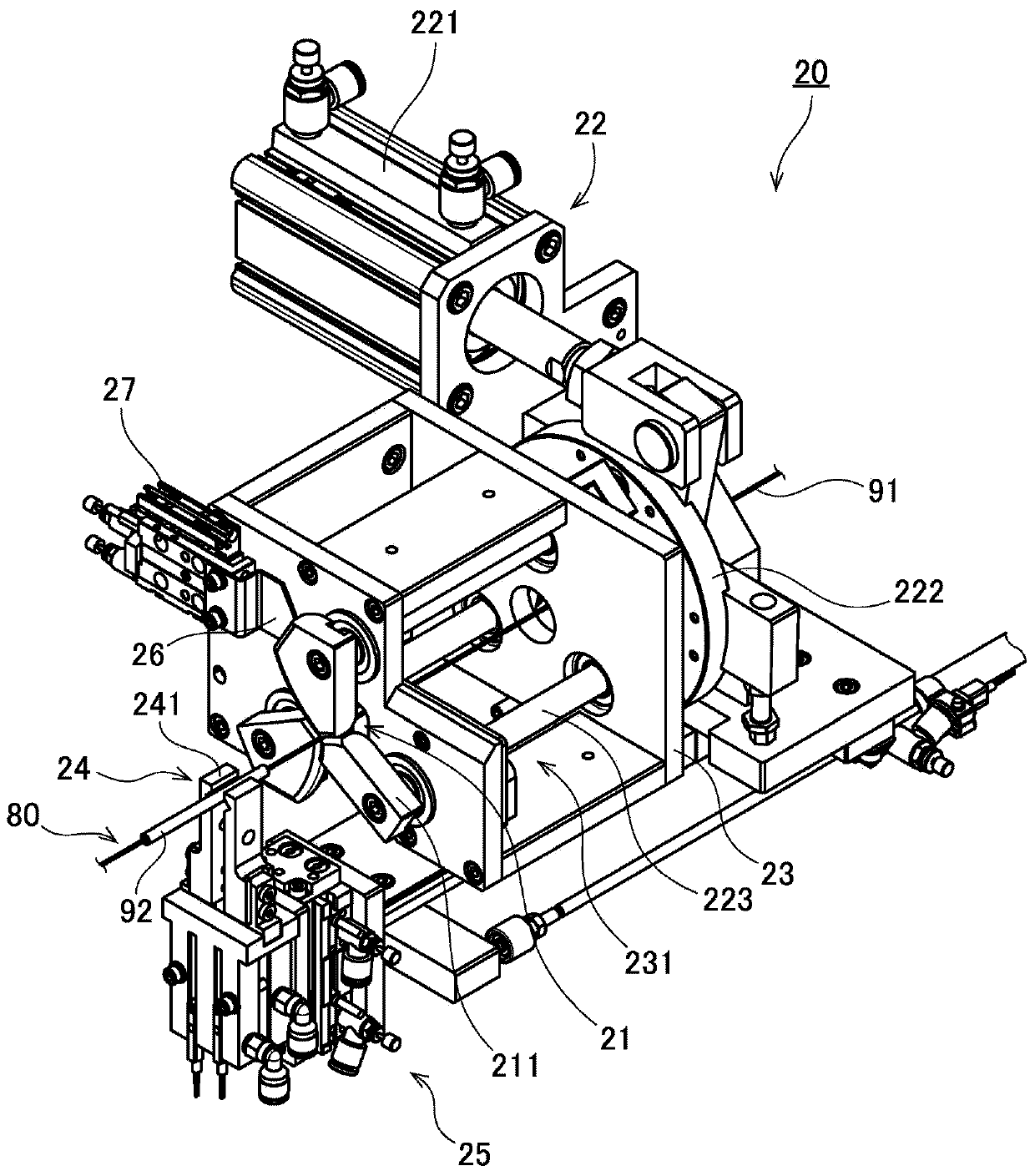 Coiling device and coiling method