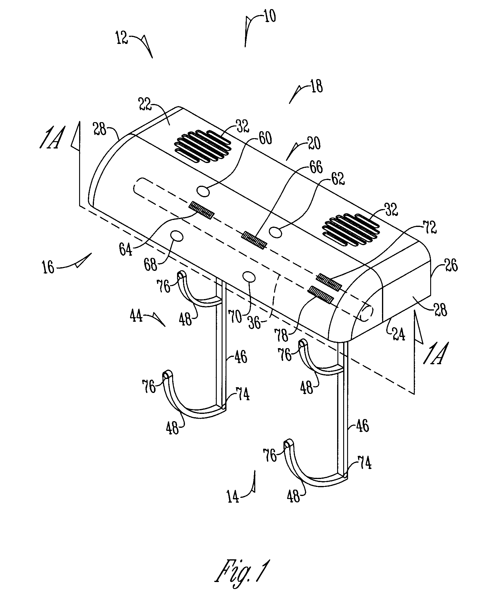 Holding assembly and method of use