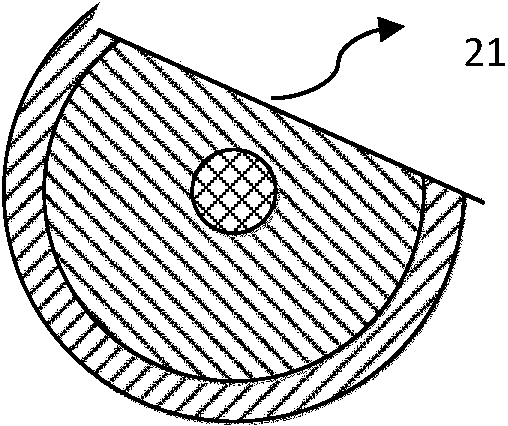 A rhomboid-clad polarization-maintaining optical fiber and its manufacturing method