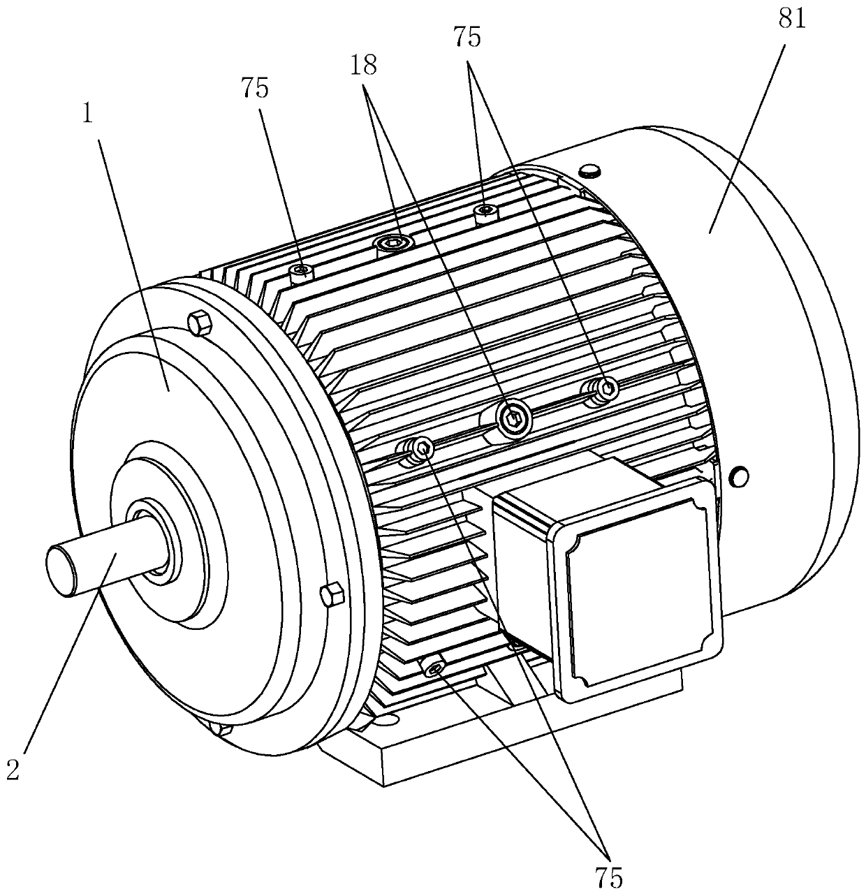 A switched reluctance motor