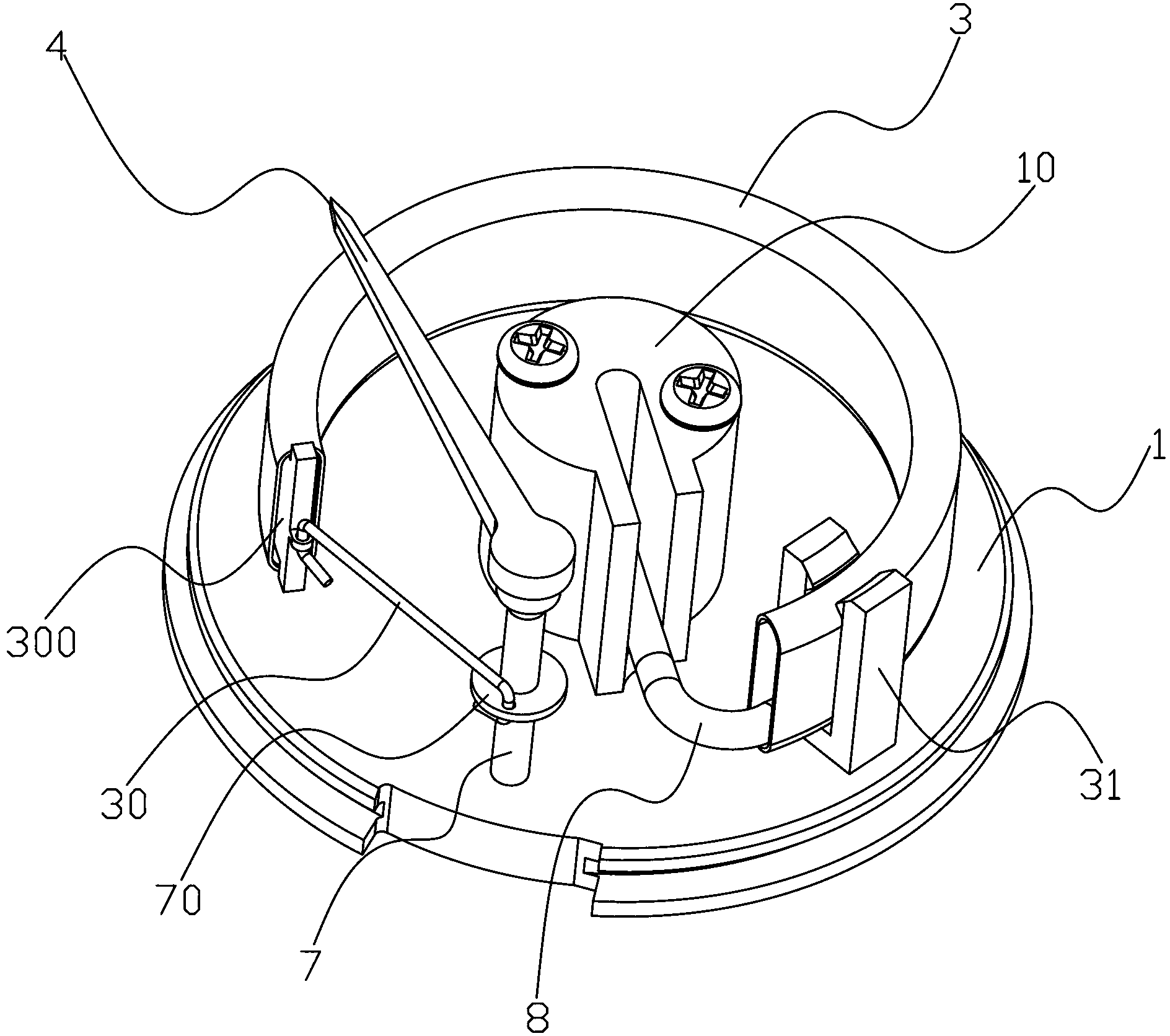 Simple pressure gauge