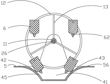 A rotating hot pot