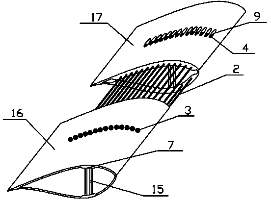 Assembling combined type blade of large-scale wind driven generator