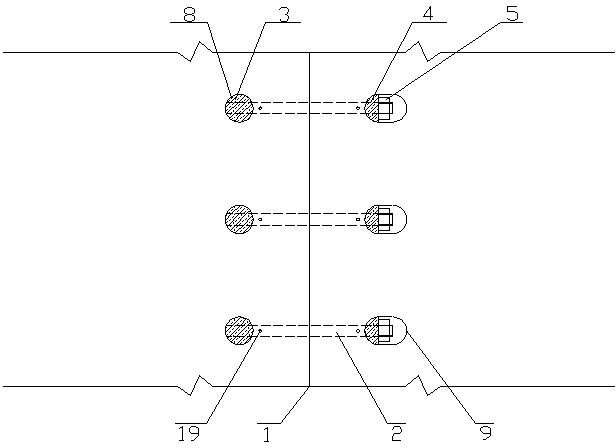 Assembling combined type blade of large-scale wind driven generator