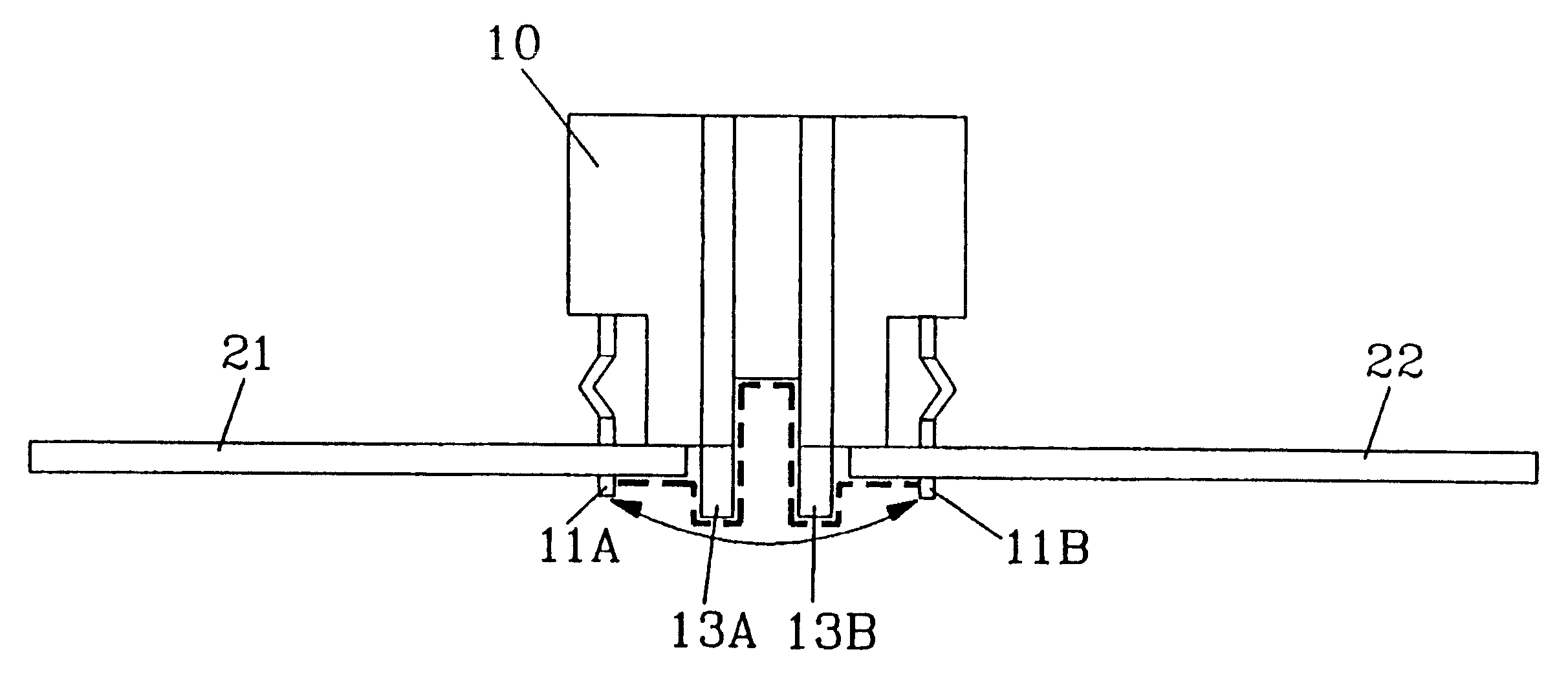 Insulation barrier on a printed circuit board