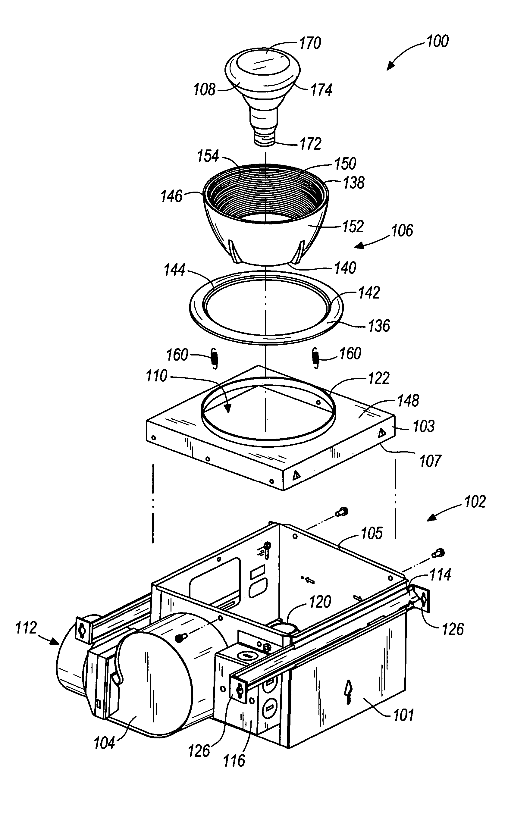 Lighting and ventilating apparatus and method