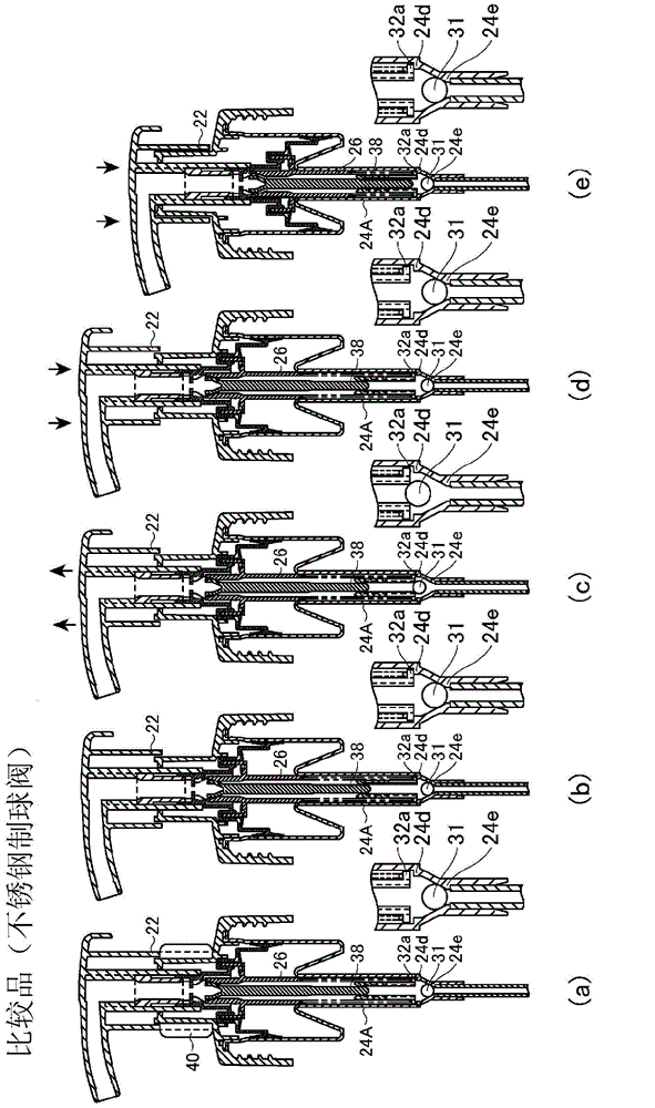 Pump-type discharge container