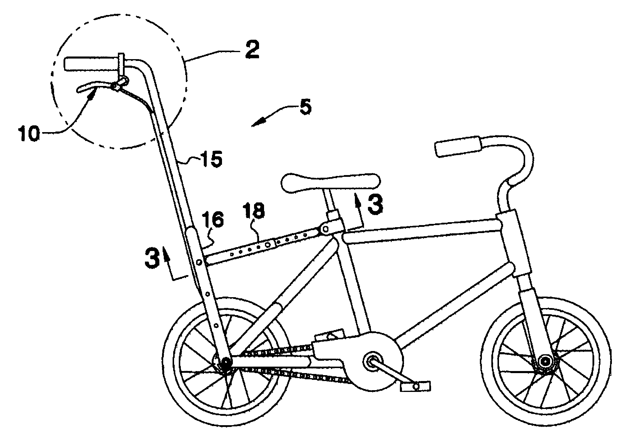 Easy bicycle trainer