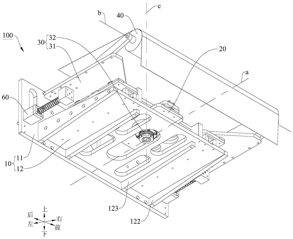 Sticking mechanism of wallpaper laying robot and wallpaper laying robot