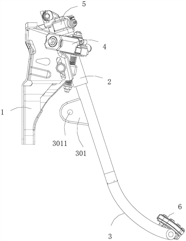 Pedal lever ratio adjustment control method and control system