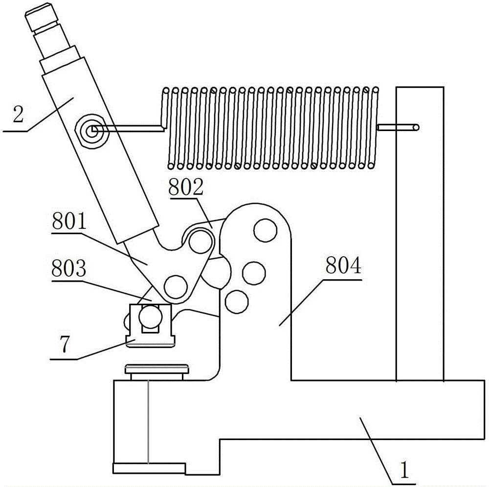 Universal locking chuck device for bidirectional film stretching machine