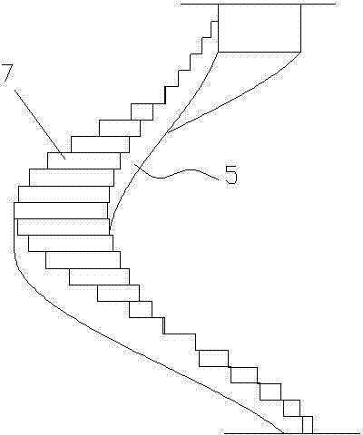 Truss reinforcement stair
