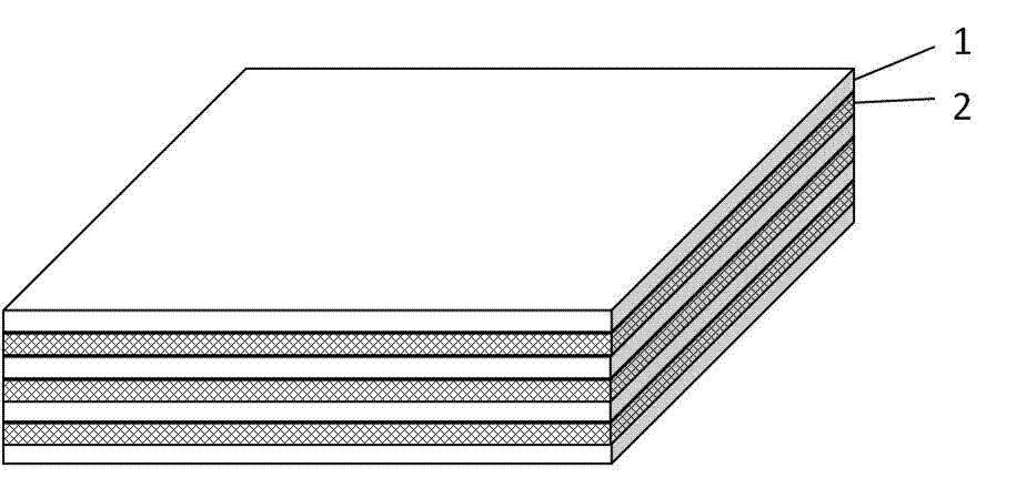 Bucky paper electrocaloric effect-based fusion method and composite material thereof