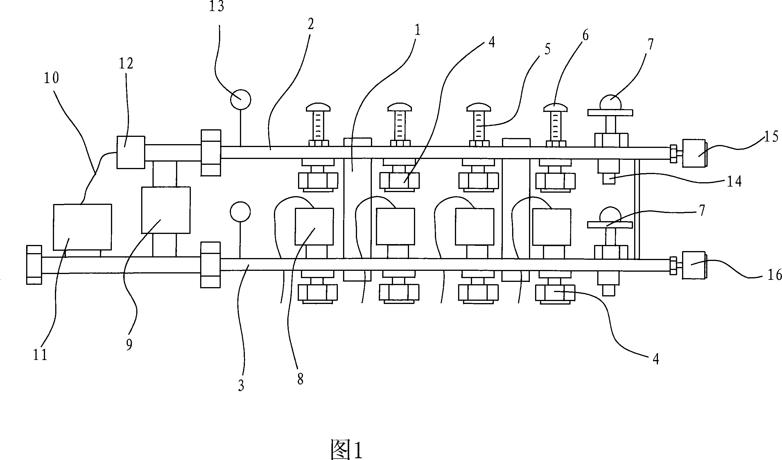 Adjustable automatic water separater