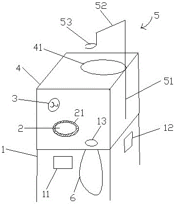 Glass chamfering machine for analyzing material of glass medicine bottle