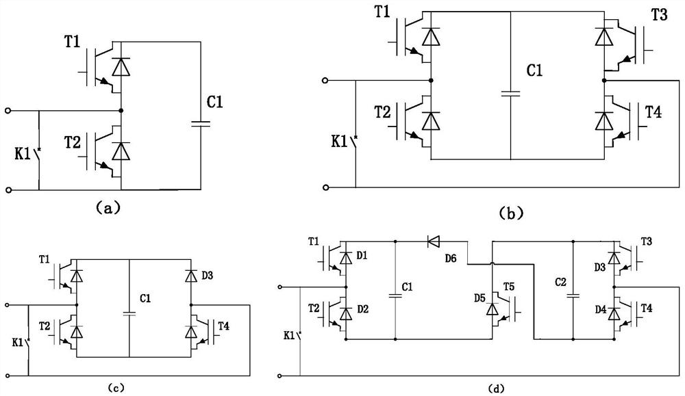 A power module redundant energy acquisition circuit and control method