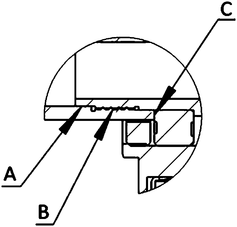 Stepping linear motor with hollow shaft