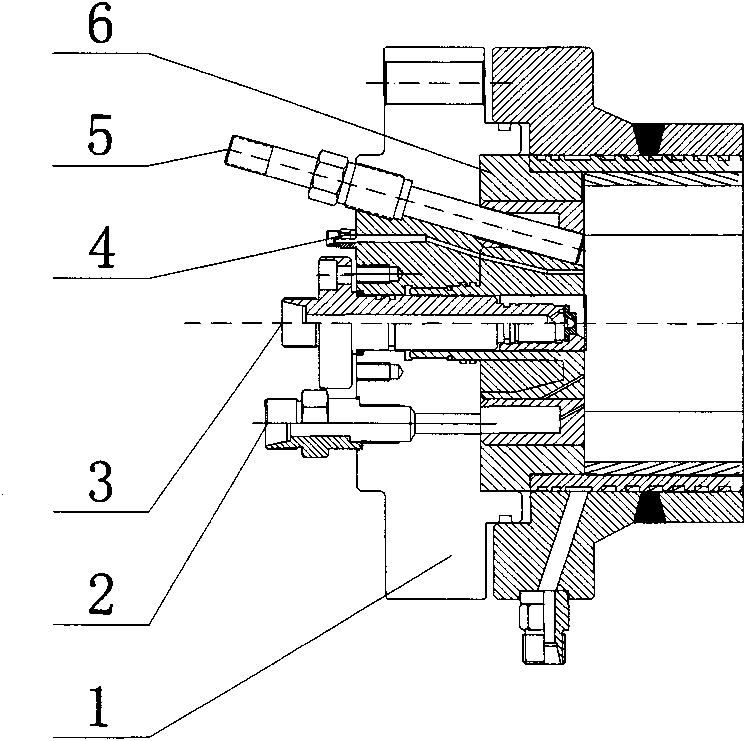 Water injection type high-pressure combustor