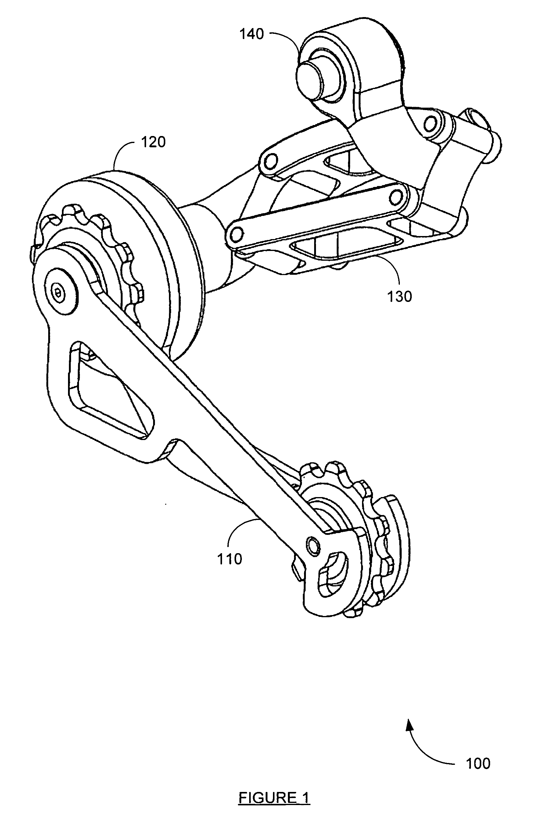 Fluid dampening chain tensioning device