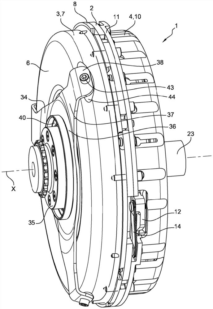 Clutch devices for motor vehicles