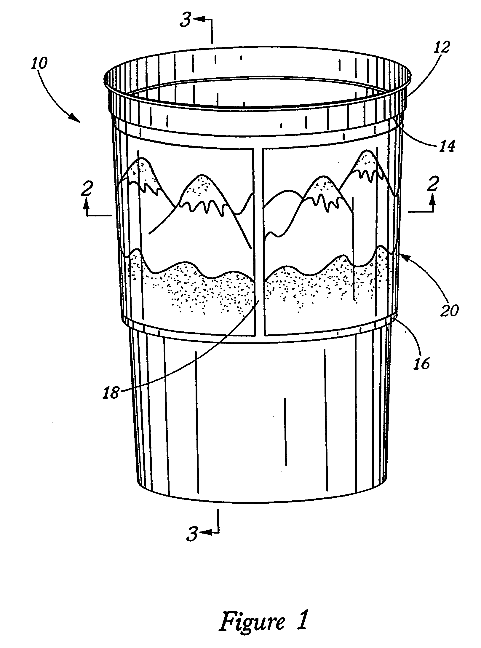 Method of bonding a lenticular lens sheet to plastic objects and objects made from same