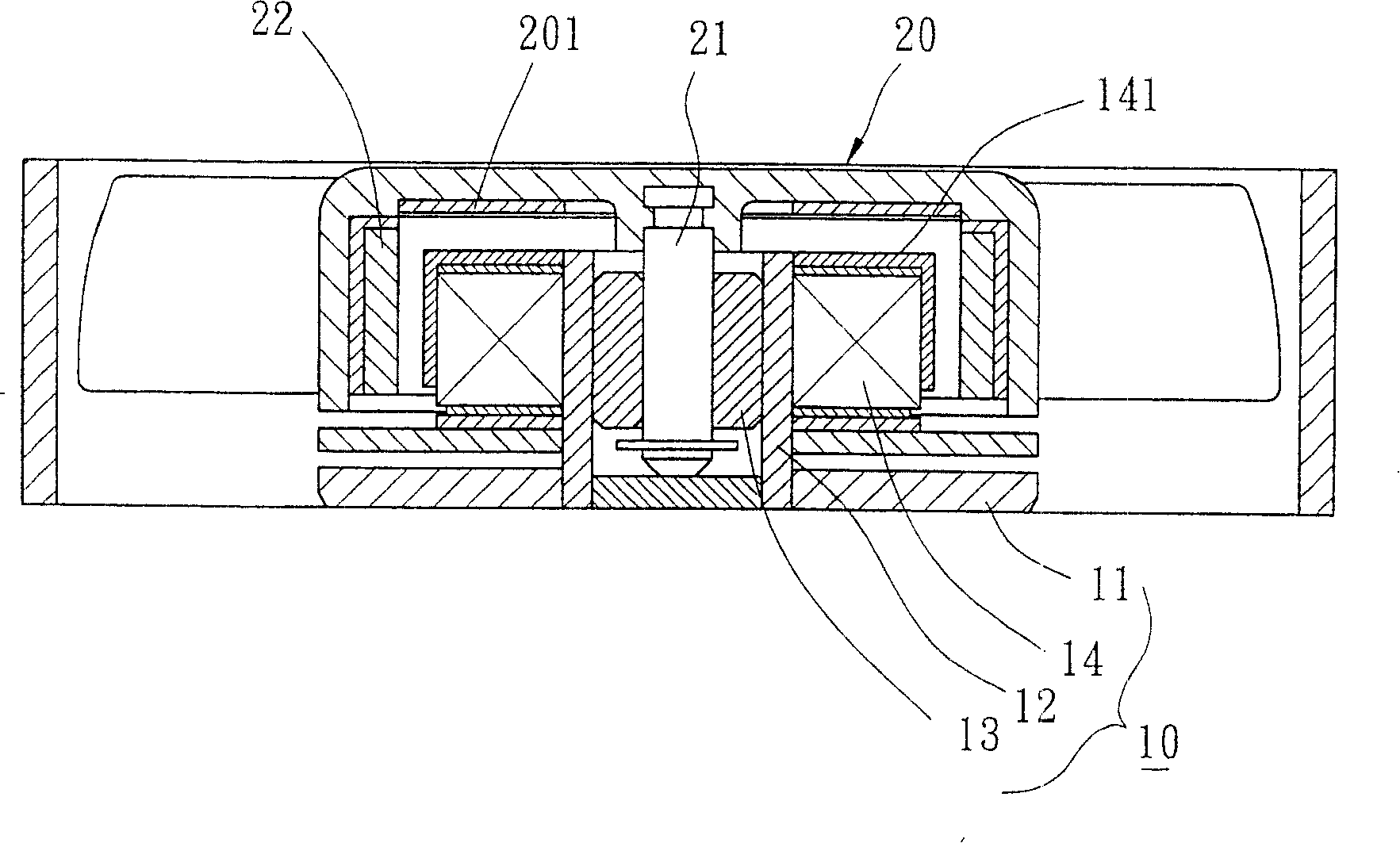 Rotor balance structure of motor