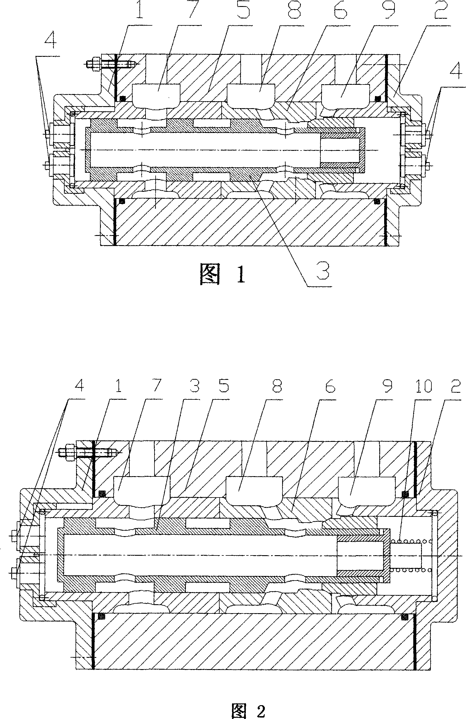 Magnetic rheologic pilot-operated reversing valve for hydraulic support