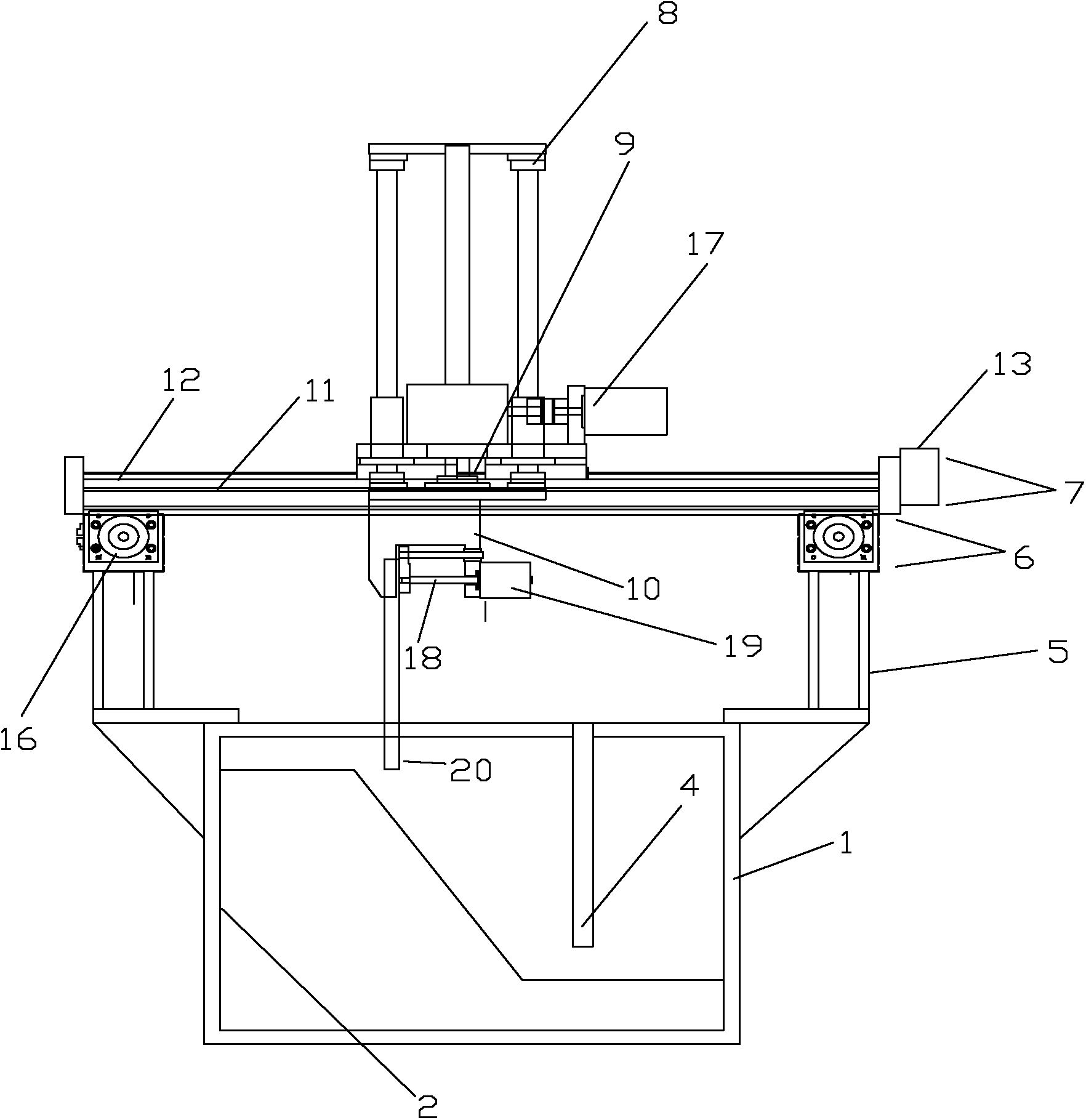 Centrifugal field slope pile driving system