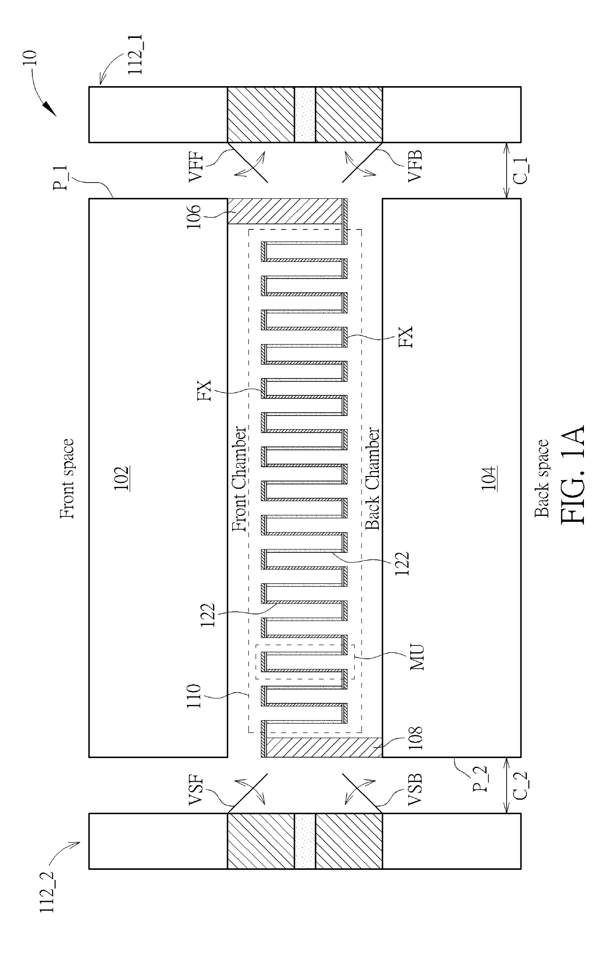 Air pulse generating element and manufacturing method thereof