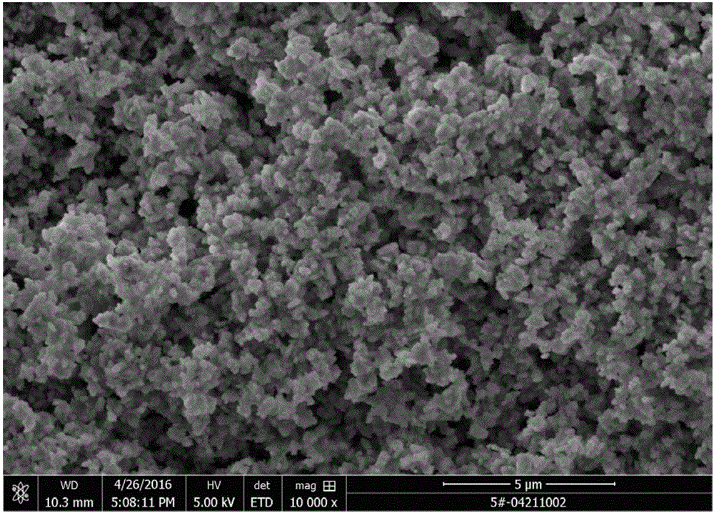 Method for preparing small-particle size large-bulk cobalt carbonate