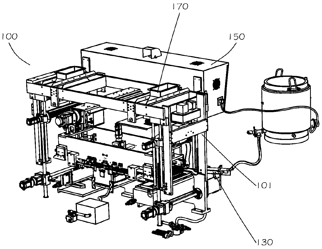 Production system and production method for hard Chinese yam capsule