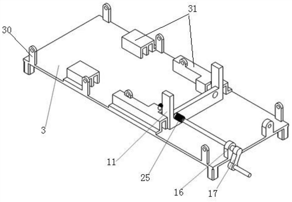 Lifting and horizontal conveying table