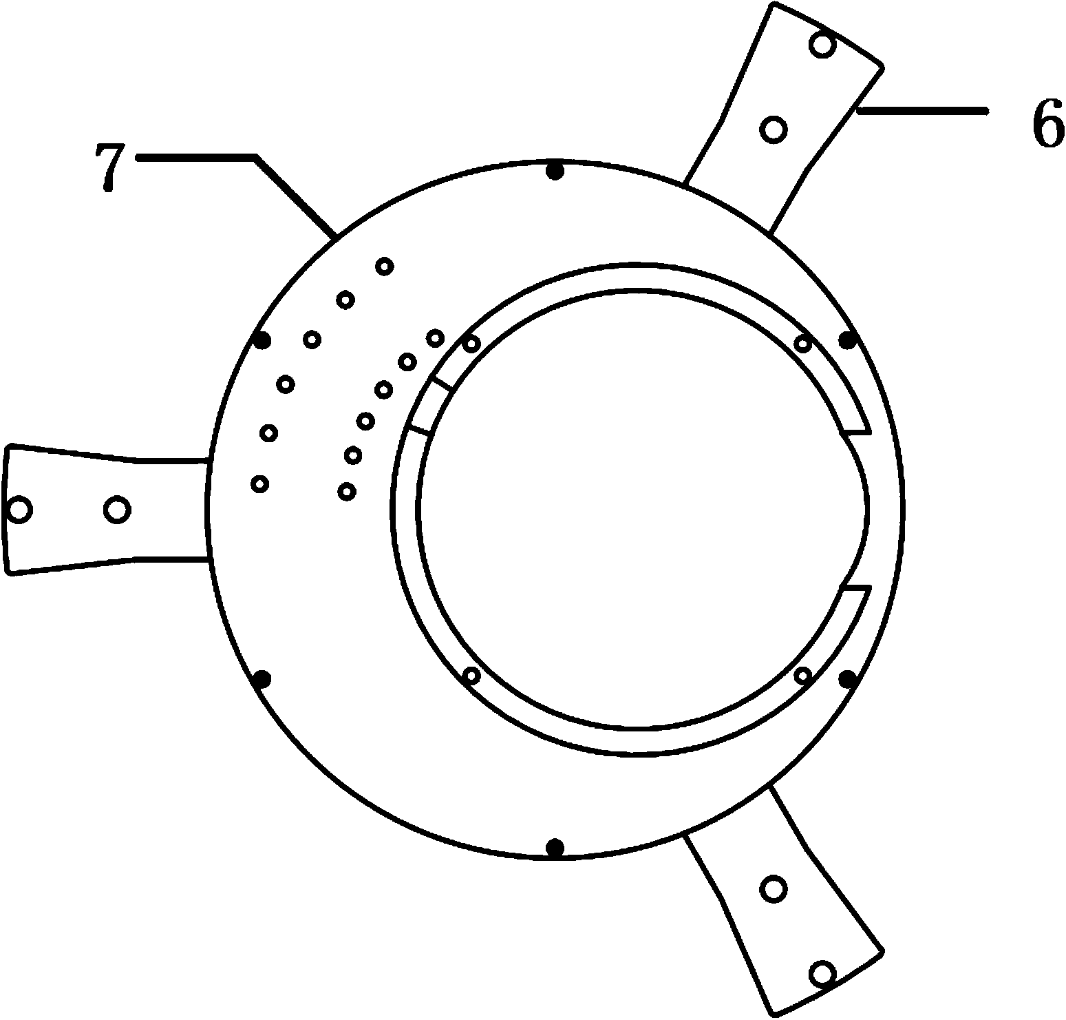 Control device for steering wheel of unmanned vehicle