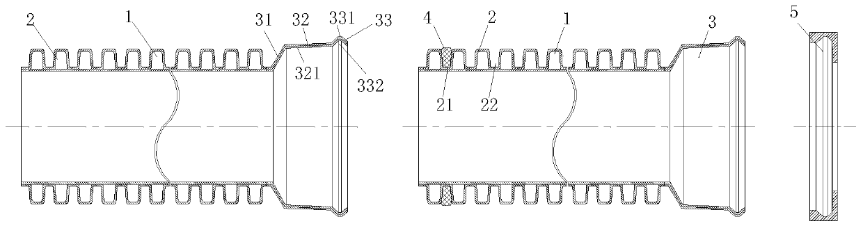 Connecting structure of pipe assembly