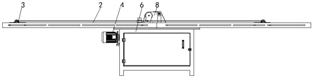 A circular arc internal and external chamfering machine