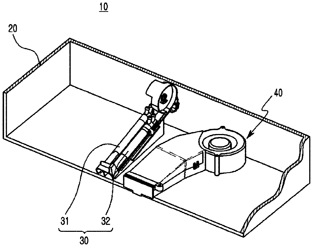 Bidet apparatus having separated cleaning-and-bidet nozzle structures for providing sanitary visibility