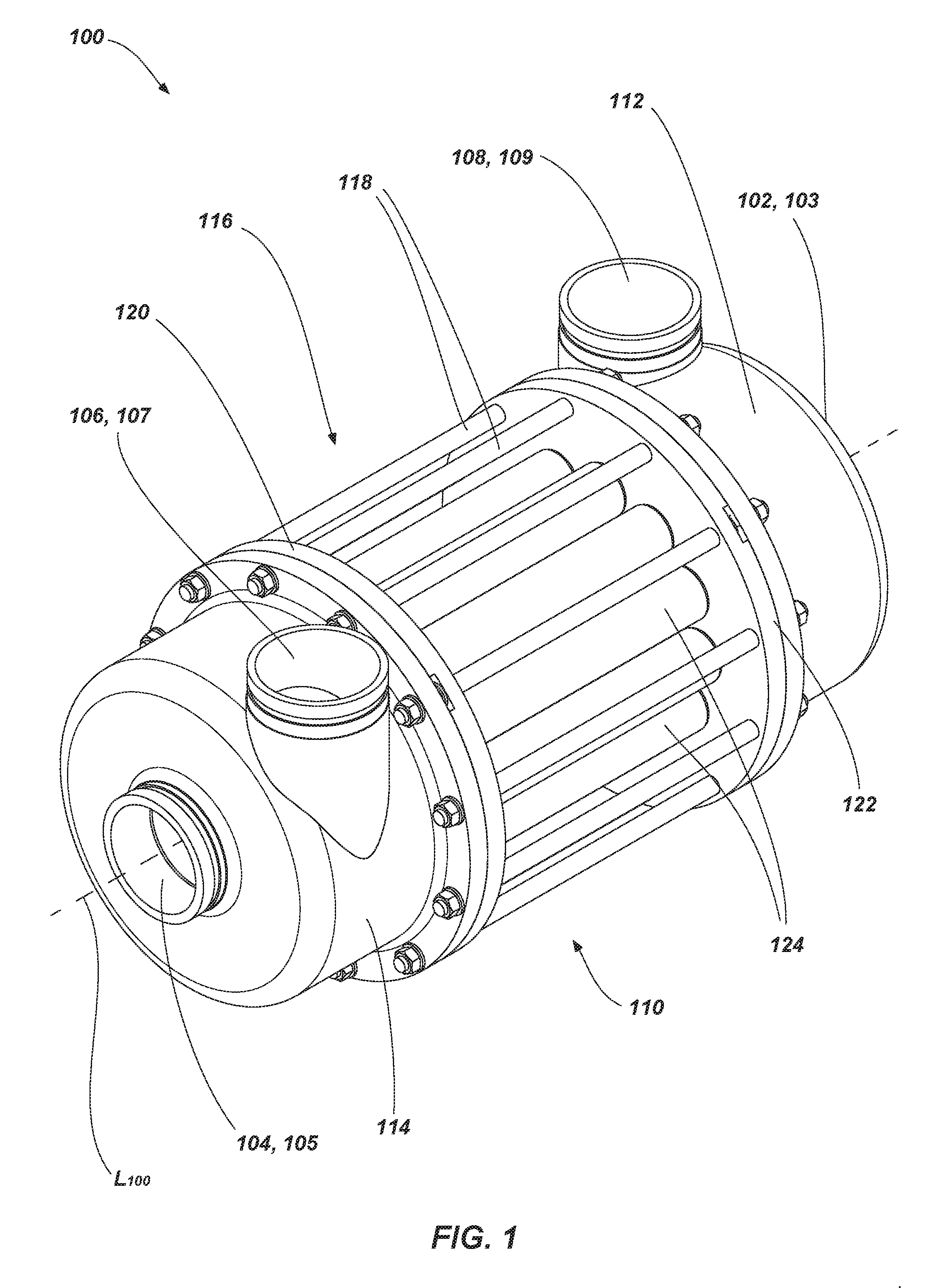 Fluid exchanger devices, pressure exchangers, and related methods